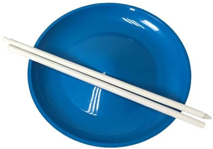 MagiDeal Drehbarer Jonglierteller mit Stöcken, Praktisch Und Stabil Zum Akrobatikspielen