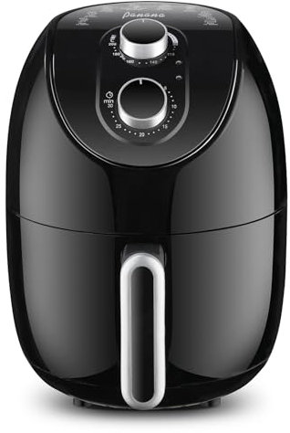 Panana Heißluftfritteuse 3.2L Rapid AirFryer, Frittieren ohne Öl Heißluft Fritteusen 1200W， 30min Timer, 200℃ Temperaturkontrolle, Automatischer Ausschaltfunktion