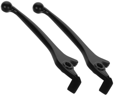 STOBAZA 2 piezas Palanca Freno Derecha Anodizada para Moto Off Road Maneta Freno Hidráulico Compatible con Atv Quad y Dirt Bike