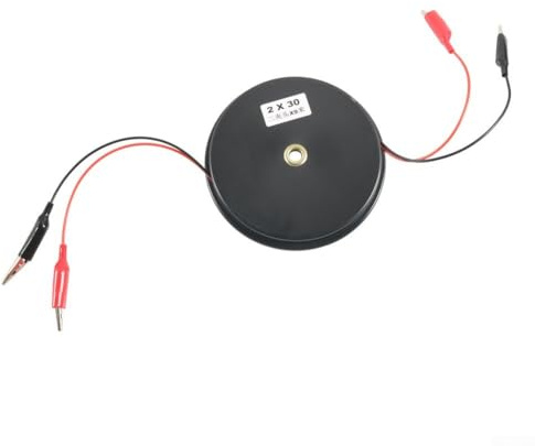 Yuanpgky Cavi retrattili per la risoluzione dei problemi elettrici di auto e barche, 6 m/9 m, con filo di rame calibro 18, clip isolate crimpate e saldate, allungabili (9 m)