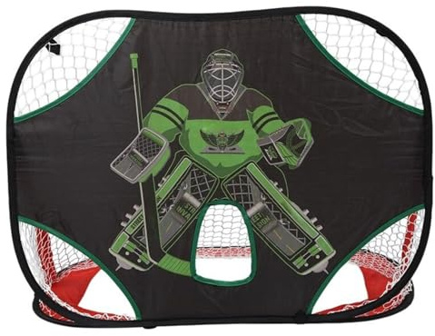 TSMORY Innovative Ice Hockey Goalkeeper Practice Net for Indoor and Outdoor Exercises with Strong Building Accuracy Training Hockey Goal for Kids