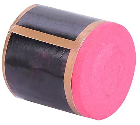ZJchao Craie de Billard Professionnelle, Revêtement Lisse et Uniforme, sans Agglomération, sans écaillage avec Une Excellente Couverture pour Billard Anglais Américain, 2 Pièces (Rouge)
