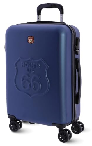 Route 66 - Valise Cabine 55x40x20 Rigide ABS 4 Roues - Bagage Avion | Valise rigide légère, Bagage cabine Ryanair, Valise 4 roues pivotantes, Sac cabine avion, Valise voyage trolley