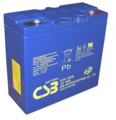 Batteria AGM per Starter 12 V 24 Ah CSB EVH12240
