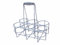 0 www.working-house.com (Menaje / Botelleros) BOTELLERO Cesta DE Mano Metal para 6 Botellas Azul Pastel
