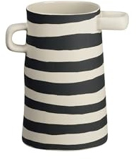 ASA 84002130 Vase, Steingut, Weiß, 17cm