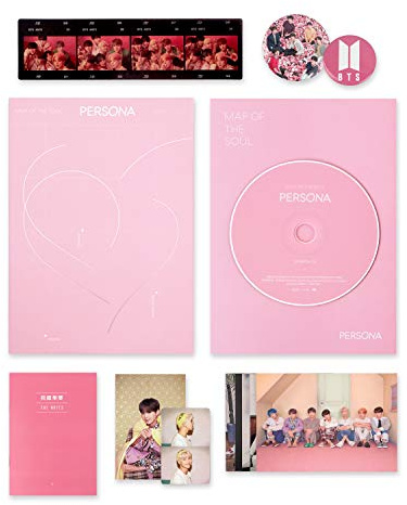 BTS Album - MAP OF SOUL : PERSONA [ 1 Ver. ] CD + Photobook + Mini Book + Photocard + Postcard + Photo Film + FREE GIFT