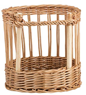 e-wicker24 Alles aus Weide Cesto para baguettes de mimbre, cesta de pan