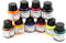 Liquidraw Acrylic Inks for Artists Set of 10 Ink Set 35ml Professional for Painting, Drawing, Paints, Art, Brushes