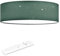 Navaris LED Deckenleuchte 40cm - Dimmbar Farbtemperaturwechsel Fernbedienung - 22W Dunkelgrün Sternenhimmel - Wohnzimmer Lampe Schlafzimmer Deckenlampe Kinderzimmer Lampe Decke