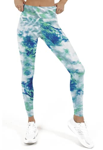 Nakloe - Mallas Deporte Mujer - Leggins Deportivos Mujer - Ropa Deportiva Mujer - Leggings Mujer - Mallas para Fitness, Yoga, Gym, Running - Cintura Alta (XL, Verde)