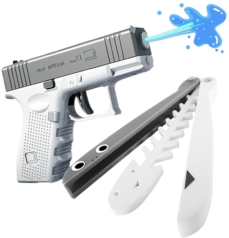 YAGE Water Gun Toy,Fidget Pistol Slider Realistic Sound, Plastic Butterfly Knife Fidget Toy,Swimming Pool Beach Party Boys Girls Kids Adult Gift