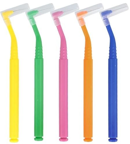 40 Stück Interdentalbürsten Zahnzwischenraumbürsten 5 Größen Klein Dentalbürsten Zahnreinigung Zwischenräume Zwischenraumbürsten Bürsten für Zahnzwischenräume Zahnbürste Zwischenräume