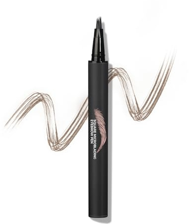 Anglicolor Matita Sopracciglia,Punta precisa a pennello,Per Sopracciglia Folte e Colorate,No Transfer,Dura tutto il giorno,Infaillible Faux Brow,Vegan & Cruelty-Free,0.6 ml (02# BRUNETTE)