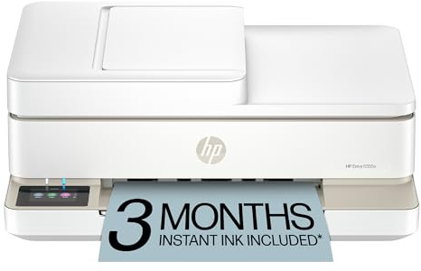 HP Envy 6555e Wireless All-in-One Color Inkjet Printer, Portobello, Print, scan, copy, Duplex printing Best-for-home, 3 month Instant Ink trial included, AI-enabled (714N5A) (Renewed)
