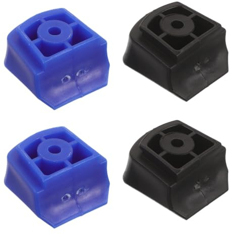 FOYTOKI 4 St Pojke Roller Skate Bromsblock Hållbar Gummi Toe Stopper Halkfri Ersättning för Inline Skate Passform för Junior Skridskor Svart Blå