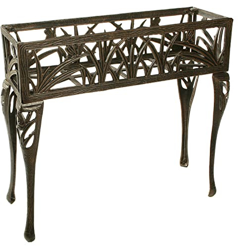 Oakland Living Butterfly Rectangular Plant Stand, Antique Bronze
