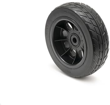 Rock N Roller R-Trac Wheel 10x3 (für R10, R12, Werkstatt Zubehör, Werkzeug Wagen, 2er Pack), Schwarz