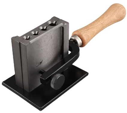 Joyería reversible Molde de lingote Molde de ranura de aceite Herramientas de fabricación de fundición de fusión Herramienta de metal para barra de barra Fundición de plata y oro, 20 * 8 * 8 cm