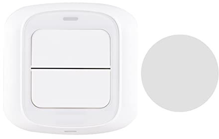 Wifi Dual Smart Scene Switch Bouton poussoir pour DIY Home Automation Scene Linkage APP Télécommande Interrupteur de lumière intelligent Appareils ménagers Contrôle intelligent