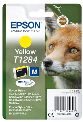 Epson C13T12844011 Original Tinte Durabrite für Stylus S22 gelb, M, T1284