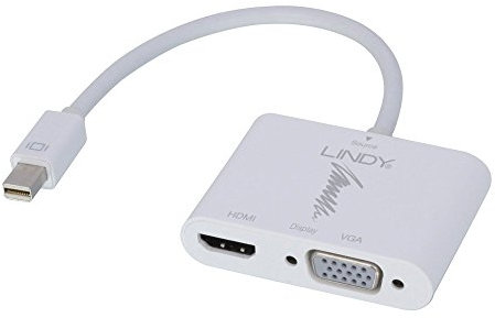 LINDY Mini-DisplayPort to 4K HDMI and VGA Converter
