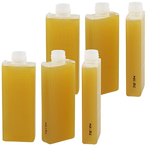 6x Refill Wachspatronen Roll-On Lipo America USA Standard/UK, Honig, Kosmetex 75ml, passend für Clean+Easy, Look-Epil, 6x Refill