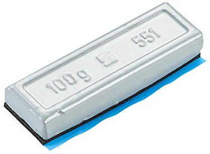 Hofmann Power Weight 5551-1000-501 10x Klebegewicht LKW Alufelgen Typ 551 100 g, Schlaggewichte Wuchtgewichte Mercedes Renault