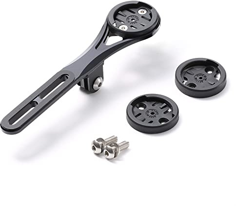 Cestbon Support vélo pour Garmin Edge Wahoo Elemnt Bryton Rider Stages Dash Compatible avec Le Guidon intégré Aero Support Gopro Combo avec caméra et Phare.