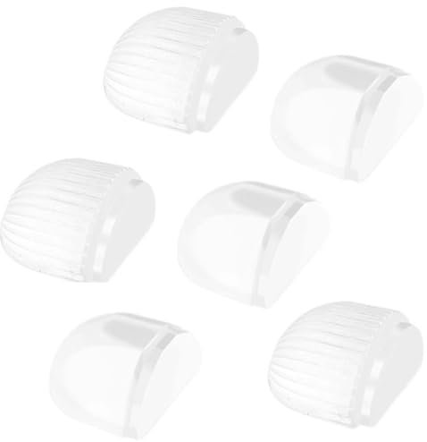 6 Piezas Tope de Puerta para Suelo, Tope Puerta Adhesivo, Topes para Puertas Transparente Autoadhesivo Protección de Pared y Muebles, Tope Puerta Adhesivo,topes para puertas suelo
