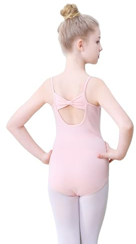 FONLAM Justaucorps Danse Ballet Fille Justaucorps Gymnastique Coton Vêtements Danse Fines Bretelles