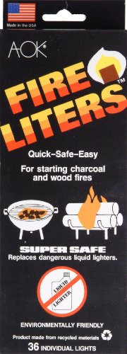 Fire Liters Inc 36Pkfire Lighter Cube 10836 Firelogs Holders & Accessories