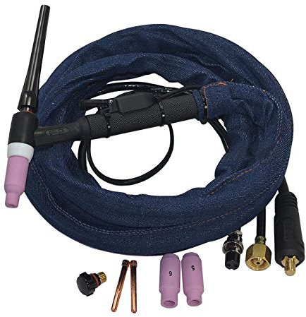 RIVERWELD WP-17F-12R 150AMP Tig Torcia di saldatura completa di corpo a testa flessibile 3,8 metri (12 piedi)