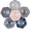 Lot de 6 Bols à Sauce Soja,Bol apero,Céramique Bol aperitif,set aperitif,Bowl à Sushi,Bols à Confiture, Faits à la Main à Partir de Céramiques fines, Diamètre 9,8 cm