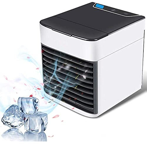 VVLXRIC Mini Condizionatore d'Aria - L'Aria Purifica Condizionatore Portatile Camper, 3 velocità Regolabili Rinfrescatori Ad Acqua, per Qualsiasi Stanza, Ufficio, Viaggio, Campeggio