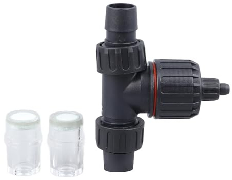 Diffusore CO2 per Acquario, di Dissoluzione a Tre Vie, Compatibile con Tubi 16mm e 22mm