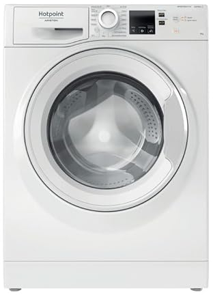 Hotpoint Ariston NFR69W IT Lavatrice a Libera Installazione a Carica Frontale. Classe Energetica A. Centrifuga 1400 giri al minuto. 9.0 kg, Larghezza: 59.5, Profondità: 60.5, Altezza: 85 cm.