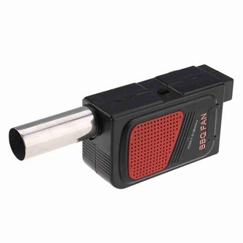 Jwthee Ventilateur de Ventilateur d'air de Barbecue, Ventilateur de feu électrique Portable, Ventilateur de Cuisson de Barbecue électrique portatif, Allume-feu Rapide pour la Cuisine de