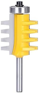 1pc Reversible Finger Joint Glue Router Bit 1/4'' 1/2'' 8mm Shank Wood Milling Cutter Tenon Cutter CNC Router Bit(8mm Shank)