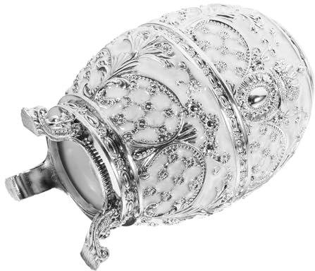 GLEAVI Porta Palillos Decorativo Vintage de Aleación de Zinc Plata