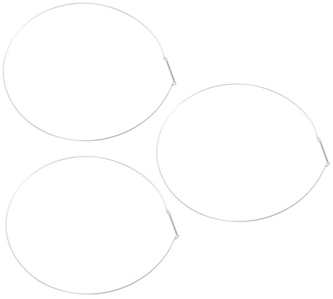 DIYEAH 3pcs Washing Machine Door Seal Ring Clamp Spring Wire Retainer for Front Loaders 34cm Stainless Steel Replacement Anti-leak Boot Seal Retaining Ring for Washer