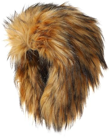 GOKTOW Y2K Faux Fur Trapper Hat for Women, Cozy Winter Fuzzy Hat with Adjustable Buckle Closure Brown