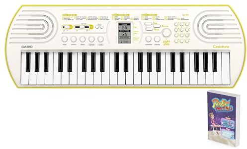 Casio SA-80 Mini-tastiera con 44 mini tasti, bianca