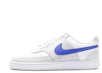 NIKE Herren Court Vision LO Sneaker, Photon DUST/Racer Blue-White, 46 EU