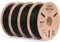 ELEGOO High Speed PLA+ Filament 1.75mm Schwarz 4KG, Rapid PLA Plus 3D Drucker Speedy Filament für 0-600 mm/s Hochgeschwindigkeitsdruck, Maßgenauigkeit +/-0,02mm, 4 Stück 1kg Spule (2.2lbs)