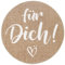 120 Stk 4cm Für Dich Aufkleber Rund Selbstklebend For You Sticker Hochzeit Weihnachtssticker Deko Geschenksticker für Weihnachten Geburtstag Muttertag Taufe Kommunion Konfirmation