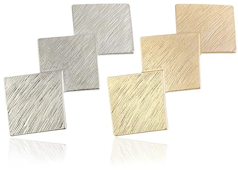 2 Piezas De Accesorios Geométricos Para El Cabello, Horquillas Creativas Para Mujer, Horquillas Laminadas Compactas Y De Moda, Accesorios Decorativos Para El Cabello (Dorado, Plateado).