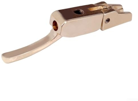 Eawfgtuw Para 6 piezas de guitarra eléctrica de doble bloqueo de trémolo puente de cuerdas, metal para sistema de trémolo vintage, 67 x 15 mm, compatible con eléctrico estándar (dorado)