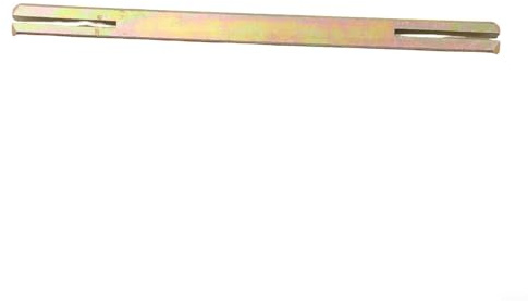 Replacement Door Handle Spindle 8mm, Galvanised Iron Square Drive Pin for Door and for Window Handles, 85-130mm Shaft with Notched Push Pins, 1 Pack(120mm)