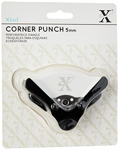 Xcut Corner Punch 5mm, Easy To Use Puncher, Create Designs On Craft Makes, For Paper, Thin Card, Essential Craft Supplies